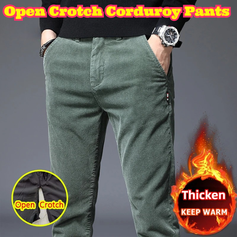 Corduroy Pant Warm - Celana Korduroi Berlapis Bulu Musim Gugur
