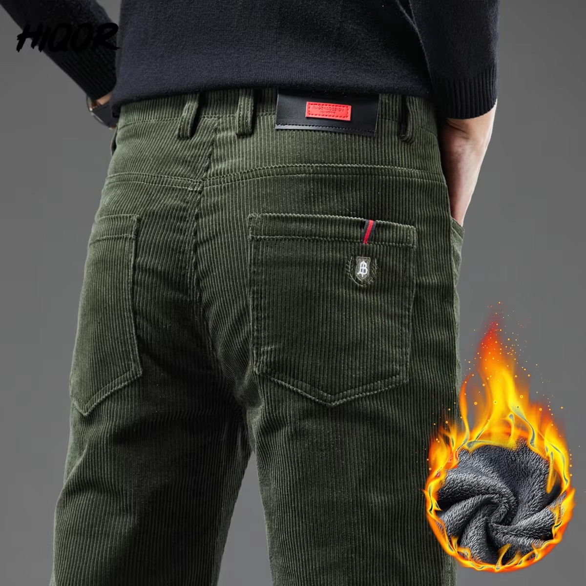 Corduroy Pant Warm - Celana Korduroi Musim Dingin Pria Celana