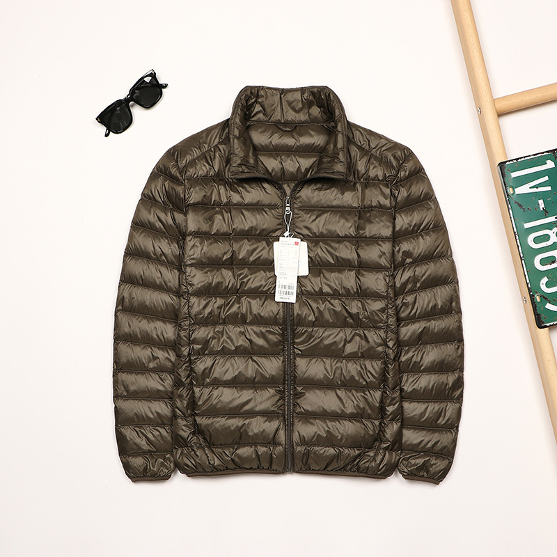 Down Jacket Packable - Jaket bulu angsa ringan portabel pria,