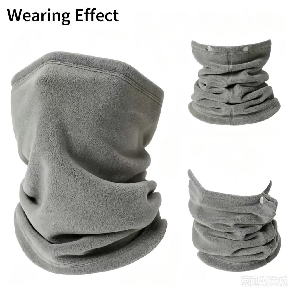 Neck Gaiter Fleece - Penutup Leher Anti Angin dari Bahan