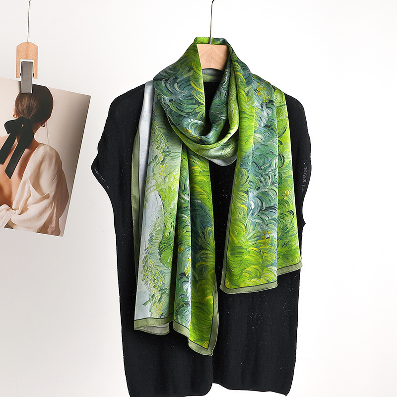 Syal Sutra Asli 100% Merek Mew - Shawl Wrap Winter ulasan dan harga