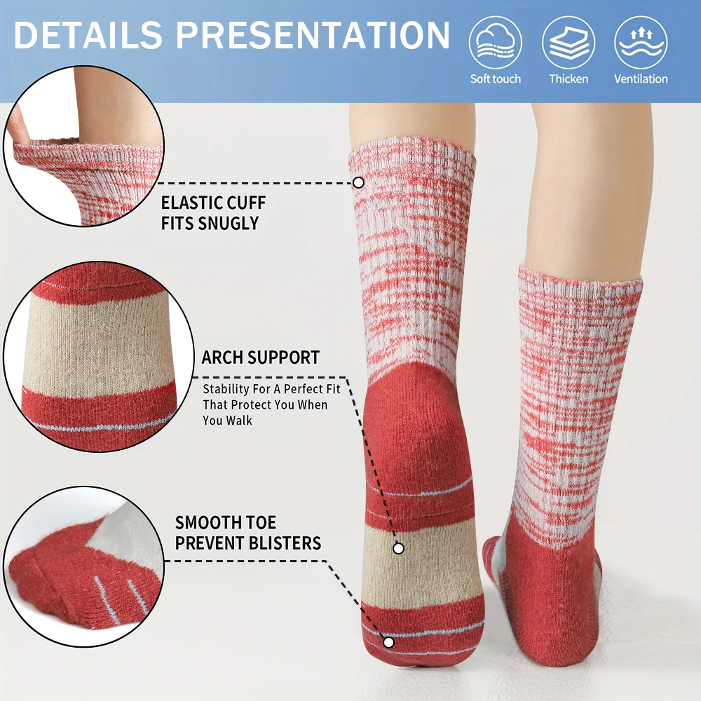 5 Pasang Kaus Kaki Wol Wanita  - Thermal Sock Wool ulasan dan harga