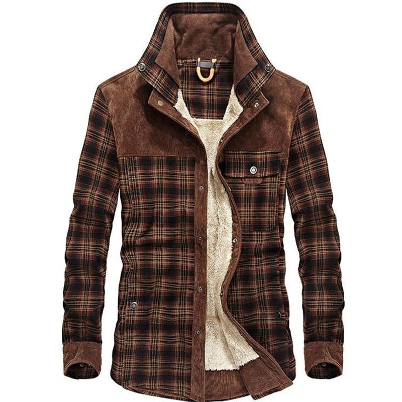 Jaket Kemeja Pria Vintage Moti - Flannel Shirt Lined ulasan dan harga