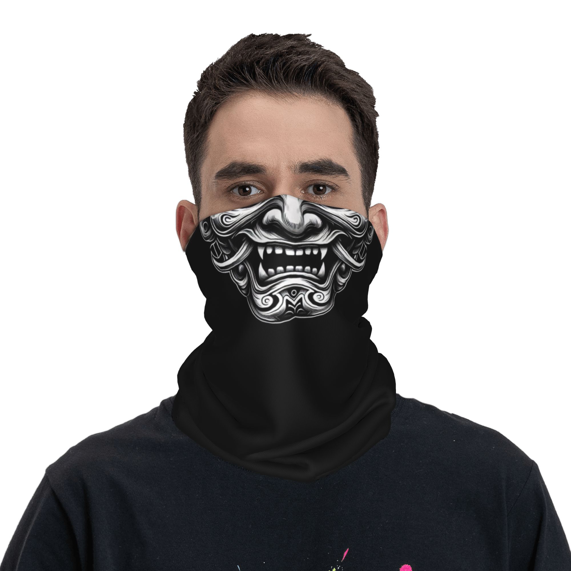 Bandana Samurai Oni Demon Kust - Neck Gaiter Fleece ulasan dan harga