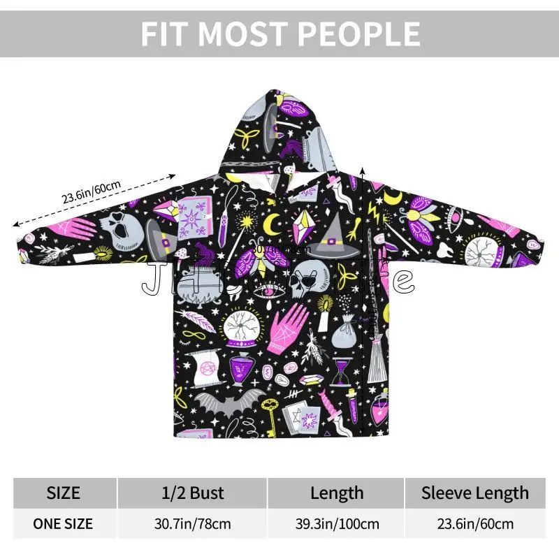 Hoodie Selimut Besar Gotik Pen - Sherpa Hoodie Fleece ulasan dan harga