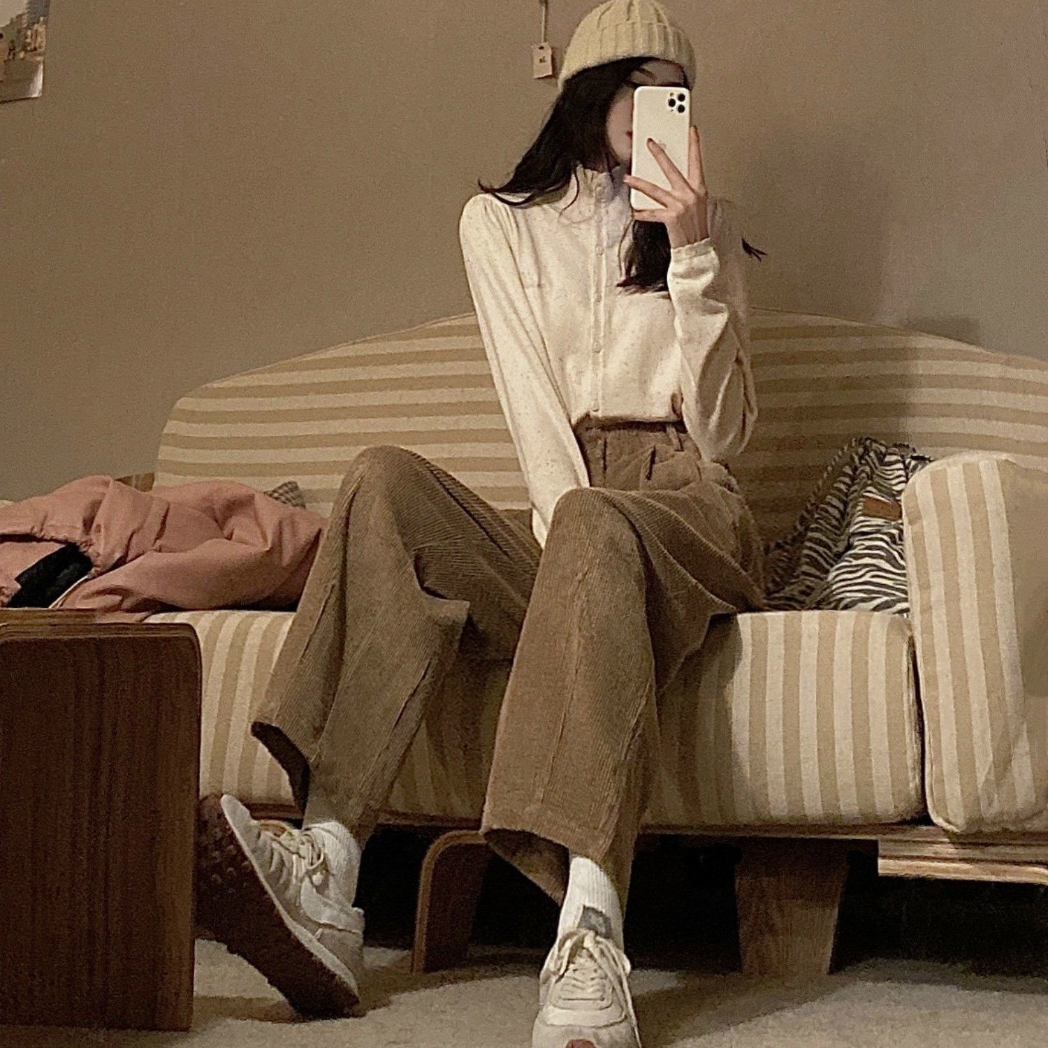 Celana Korduroi Kaki Lebar Cel - Corduroy Pant Warm ulasan dan harga
