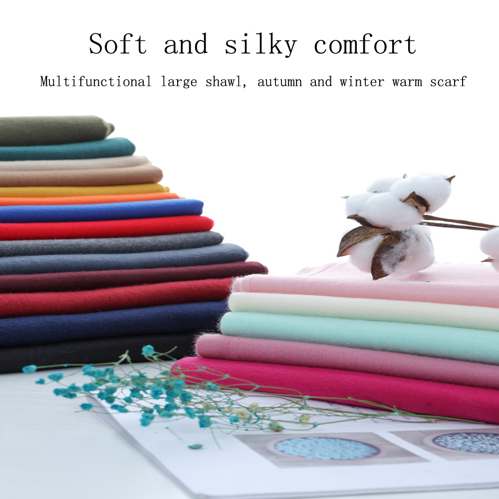 Syal Kasmir Imitasi Multifungs - Shawl Wrap Winter ulasan dan harga