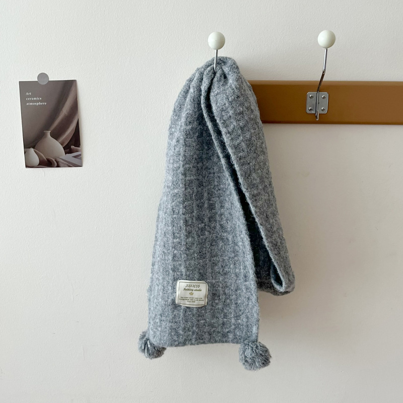 Syal rajutan wol musim dingin  - Wool Scarf Men ulasan dan harga