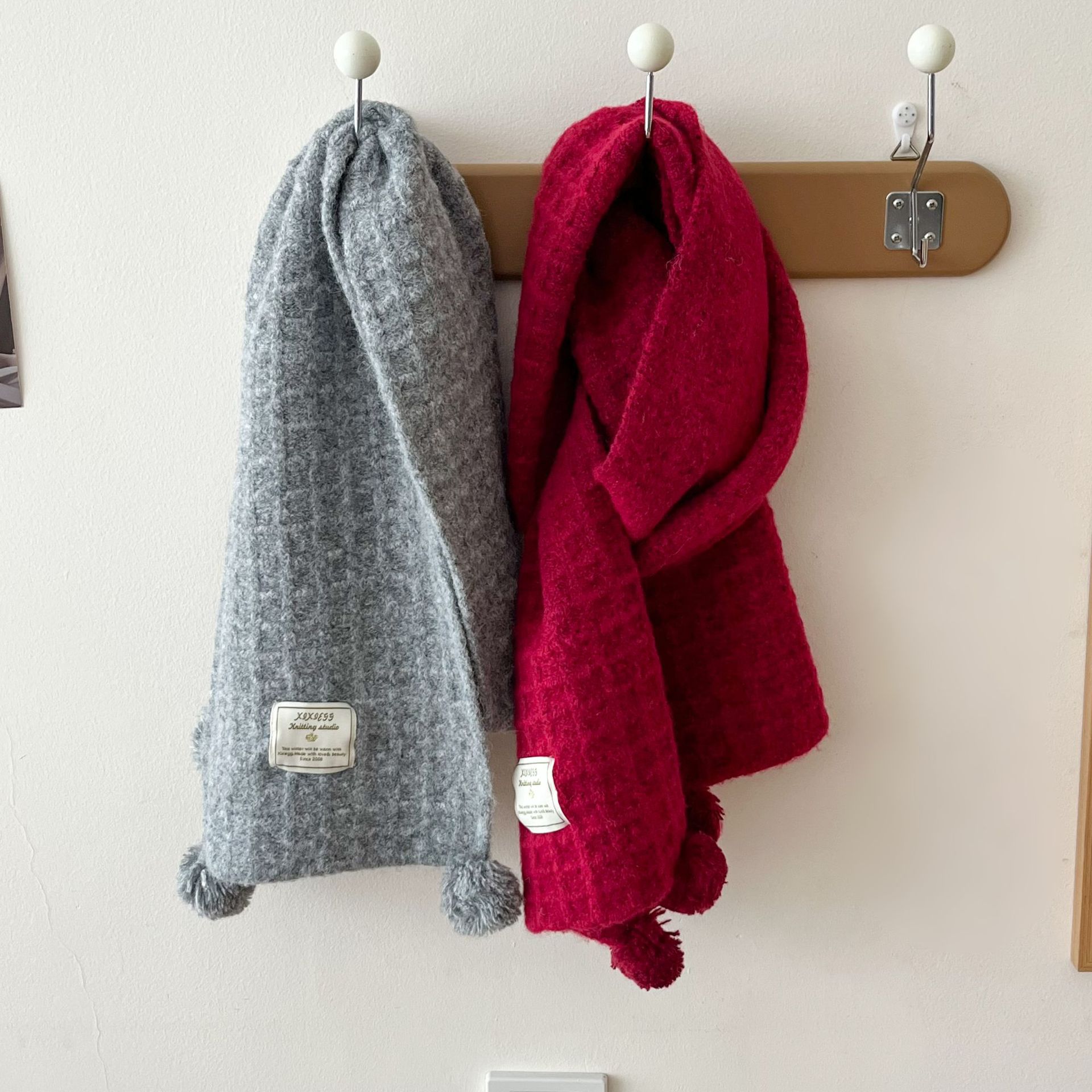 Syal rajutan wol musim dingin  - Wool Scarf Men ulasan dan harga