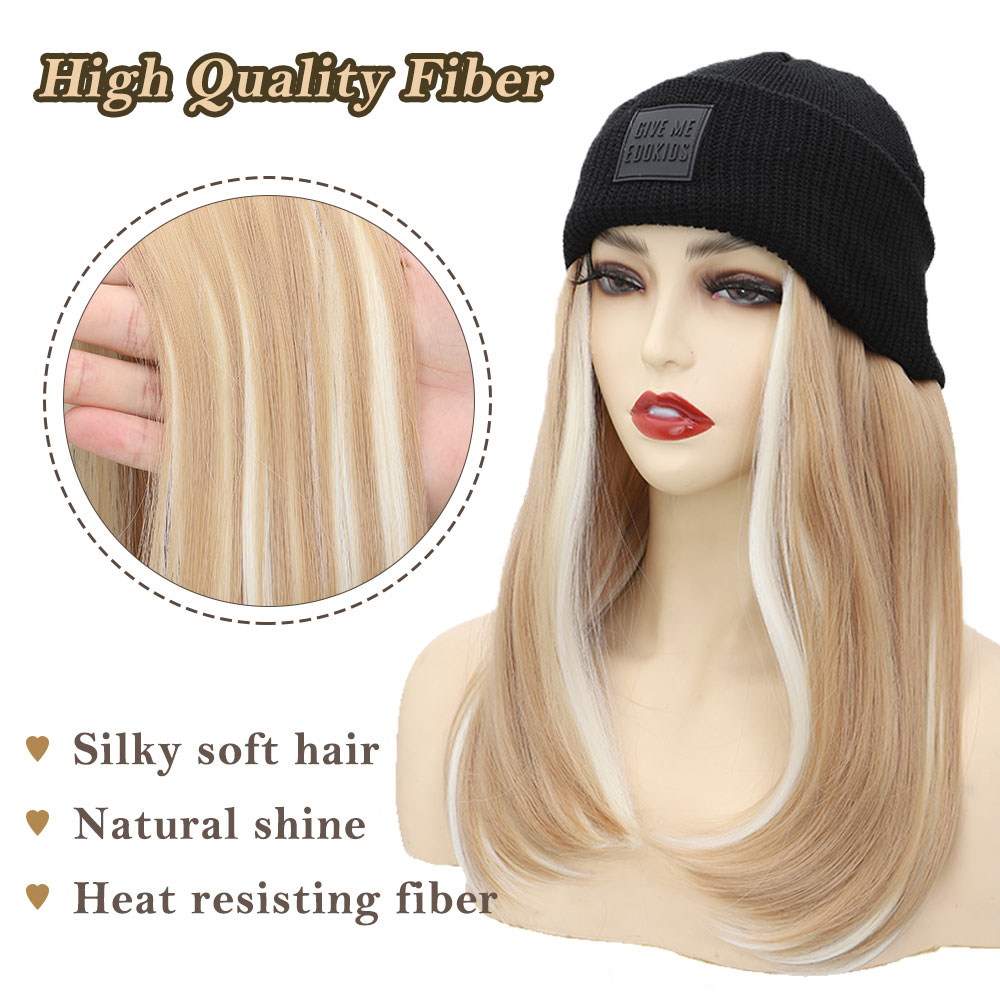 S-noilite topi Wig sintetis, t - Knit Beanie Hat Warm ulasan dan harga