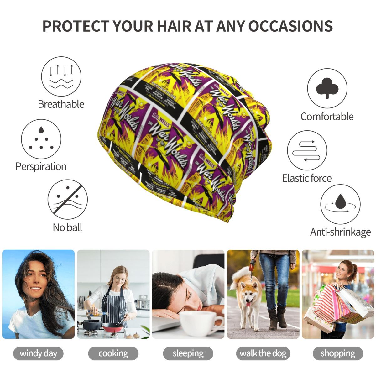 War Of The Worlds Bandana Penu - Knit Beanie Hat Warm ulasan dan harga